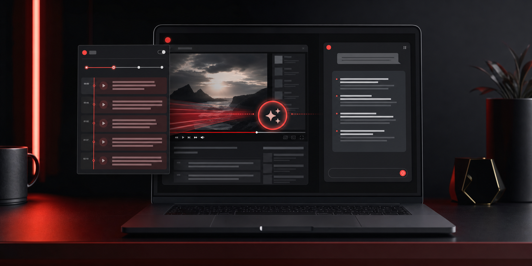Interface de ResumeTub reliant une vidéo YouTube à une réponse IA